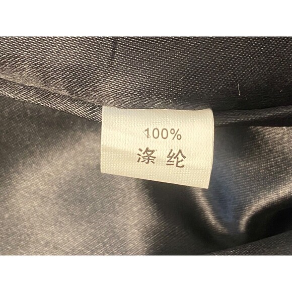 NEW Vtg Huahong Mei Satin Embroidered Kimono Robe XL Black Multi Asian Dragons - Picture 10 of 10